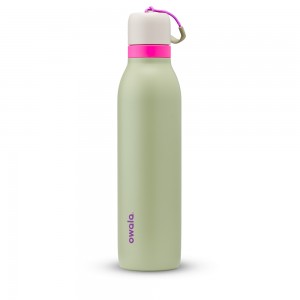 Green Neo Sage Owala Freesip® Twist 24 Oz Water Bottle | ODFGQB-065