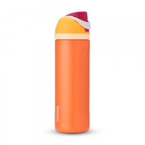 Orange Citrus Crush Owala Freesip® Stainless Steel 24 Oz Water Bottle | QDRUAL-820