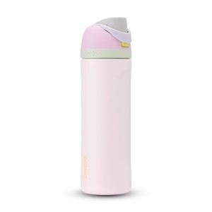 Pink Candy Coated Owala Freesip® Stainless Steel 24 Oz Water Bottle | TLCSAX-571