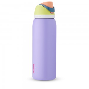 Purple Retro Boardwalk Owala Freesip® Stainless Steel 40 Oz Water Bottle | GZVEBH-927