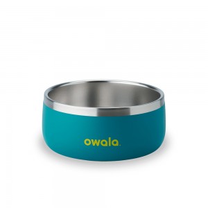 Turquoise & Caicos Owala Stainless Steel 3 Cups Pet Bowl | AURBTN-089