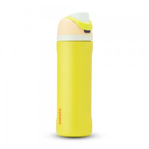 Yellow Lemon Limeade Owala Freesip® Stainless Steel 24 Oz Water Bottle | BZFWCX-162