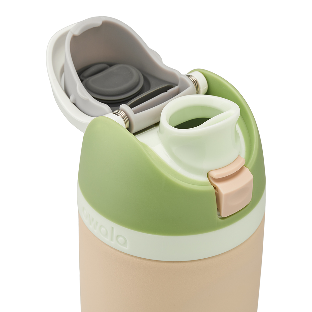 Beige Sandbox Owala Freesip® Ages 3+ Stainless Steel 16 Oz Water Bottle Kids' | CBNGJF-135