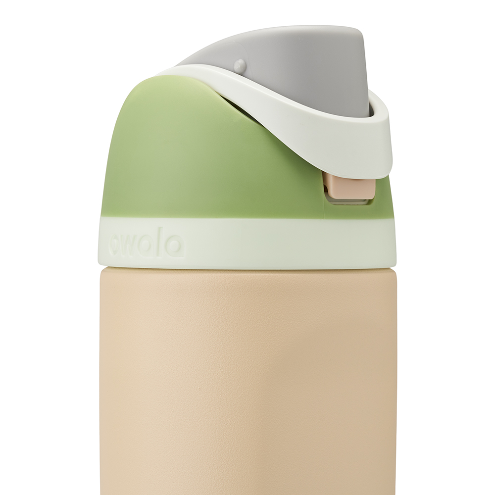 Beige Sandbox Owala Freesip® Ages 3+ Stainless Steel 16 Oz Water Bottle Kids' | CBNGJF-135