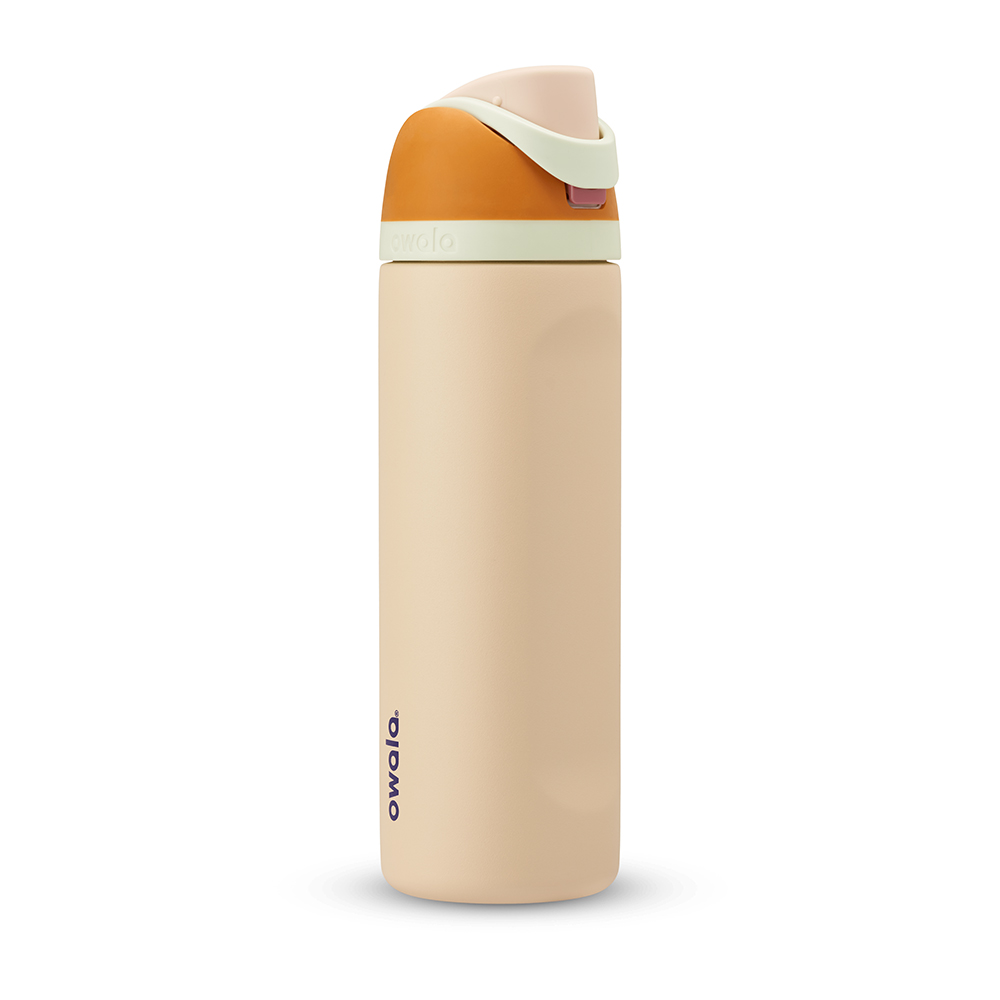 Beige Water In The Desert Owala Freesip® Stainless Steel 24 Oz Water Bottle | ZUPFBI-264