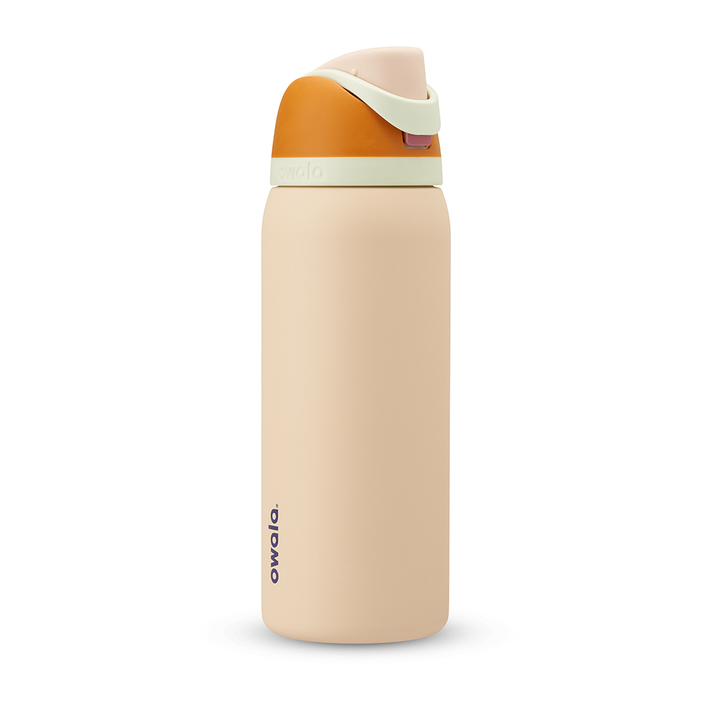 Beige Water In The Desert Owala Freesip® Stainless Steel 32 Oz Water Bottle | FMJBUY-207