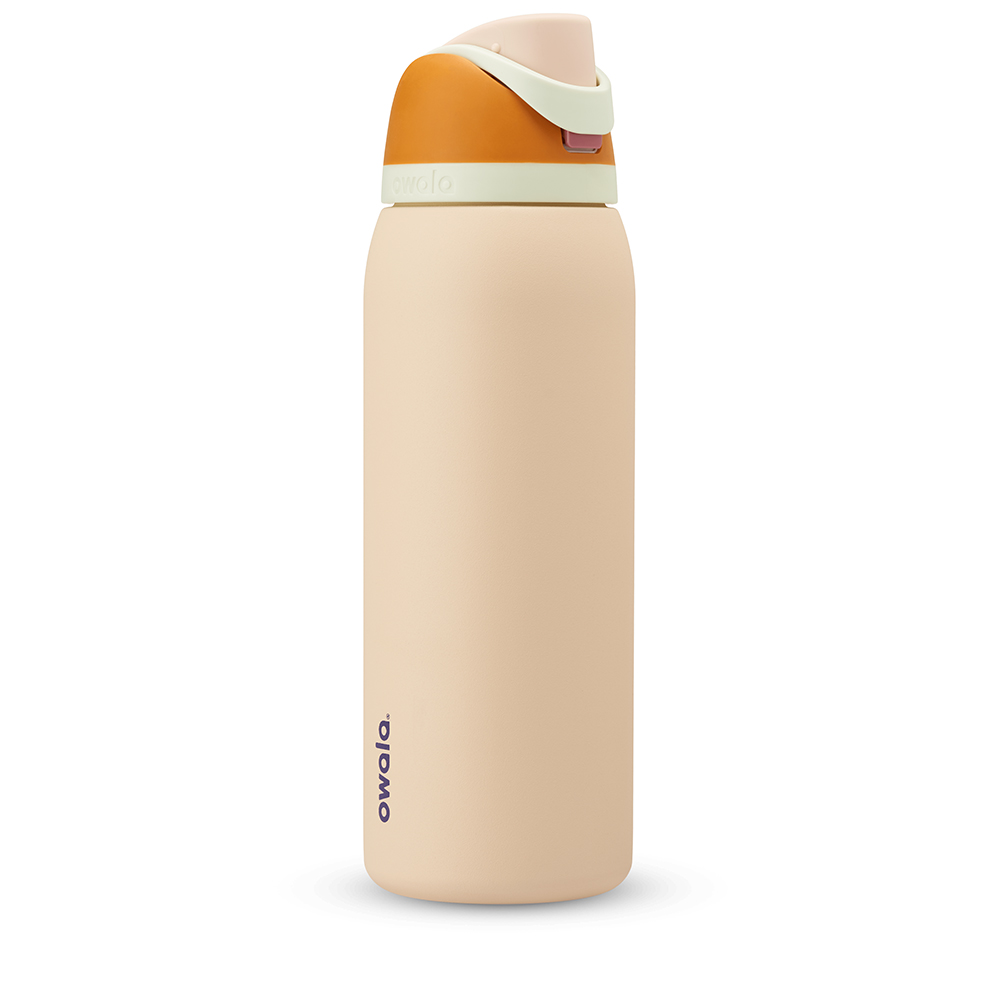 Beige Water In The Desert Owala Freesip® Stainless Steel 40 Oz Water Bottle | SUEILF-802