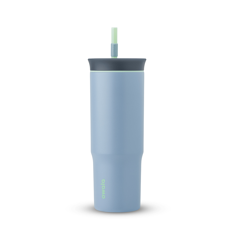 Blue Lost Valley Owala Stainless Steel 24 Oz Tumbler | FJVDKZ-381