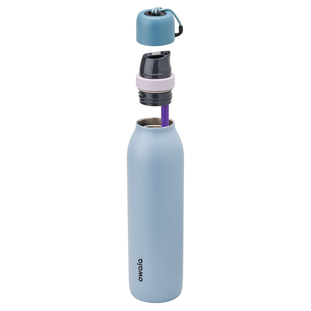 Blue Rainstorm Owala Freesip® Twist 24 Oz Water Bottle | JMGYZX-654