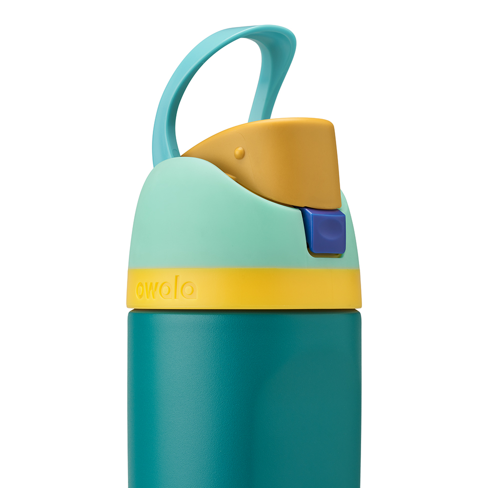 Blue Splishy Splashy Owala Freesip® Ages 3+ Stainless Steel 16 Oz Water Bottle Kids' | WOECFH-981