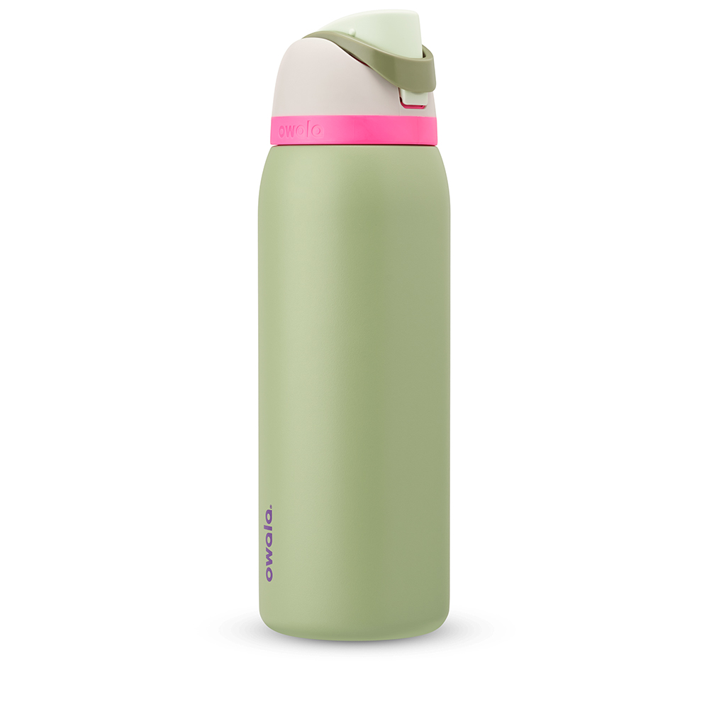 Green Neo Sage Owala Freesip® Stainless Steel 40 Oz Water Bottle | QUDLEX-359