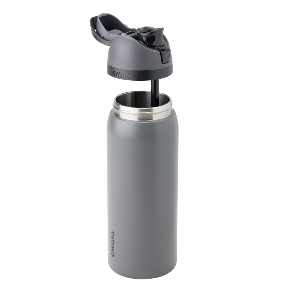 Grey Owala Freesip® Stainless Steel 32 Oz Water Bottle | ZHFYMQ-794