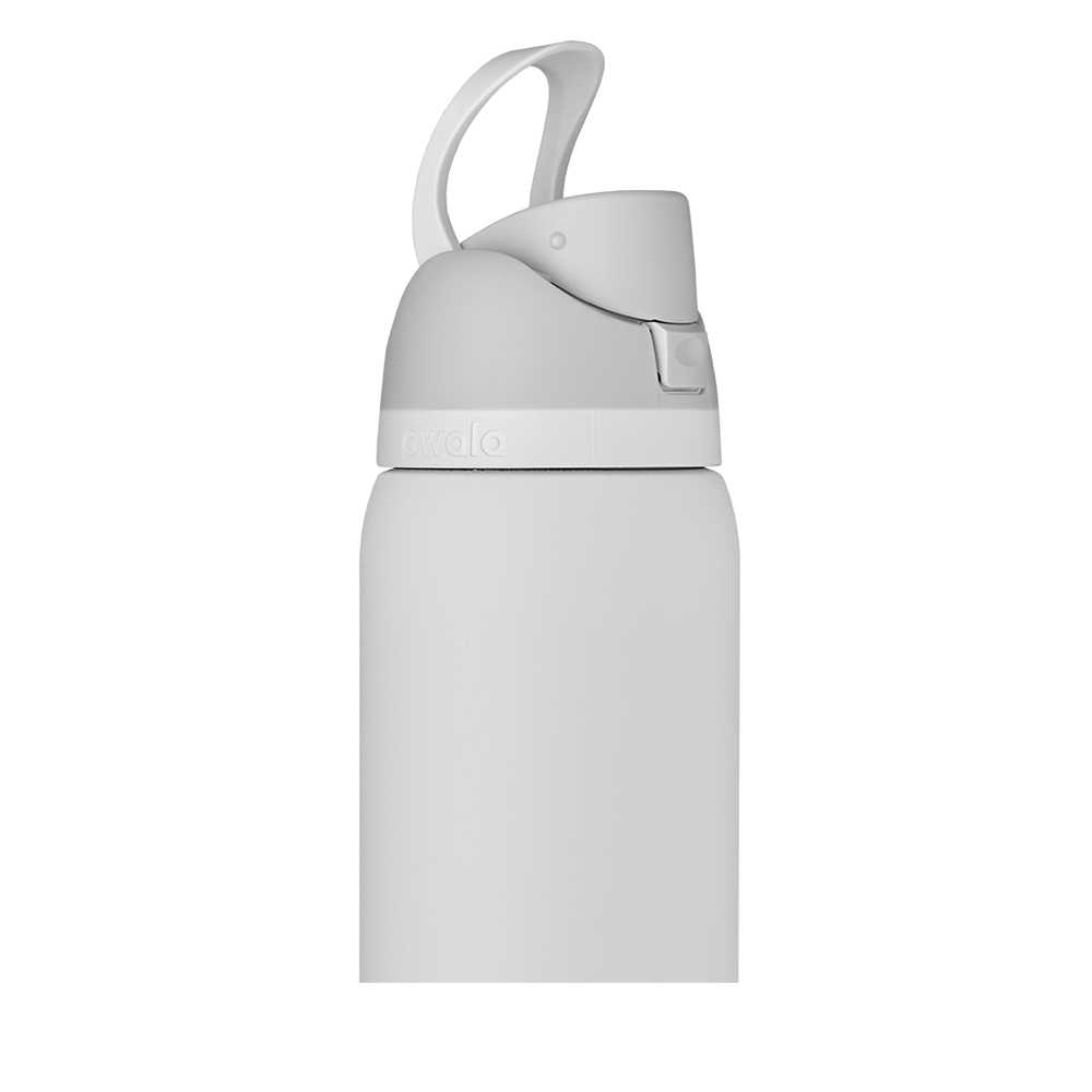 Grey Shy Marshmallow Owala Freesip® Stainless Steel 32 Oz Water Bottle | JRQDLI-513