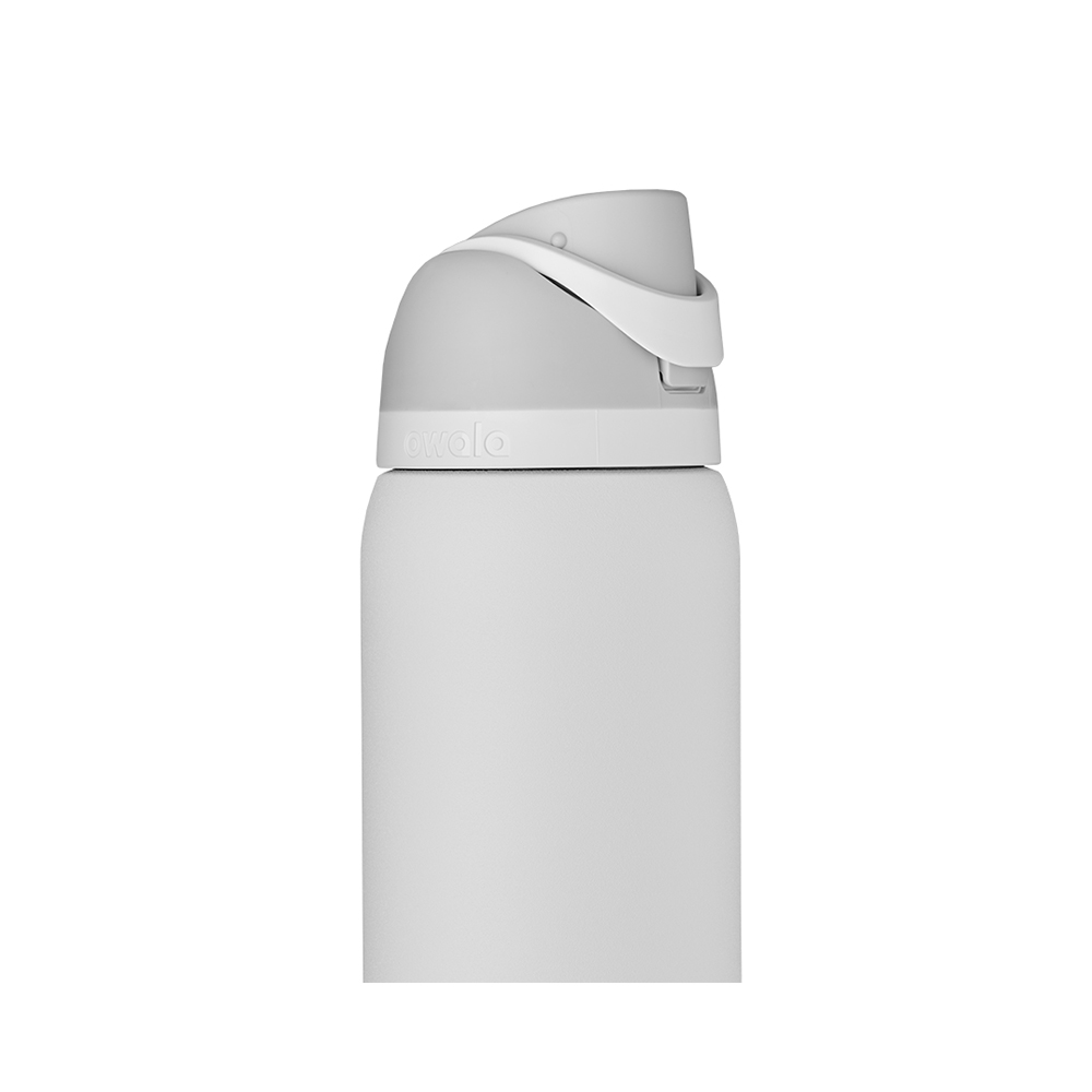 Grey Shy Marshmallow Owala Freesip® Stainless Steel 32 Oz Water Bottle | JRQDLI-513