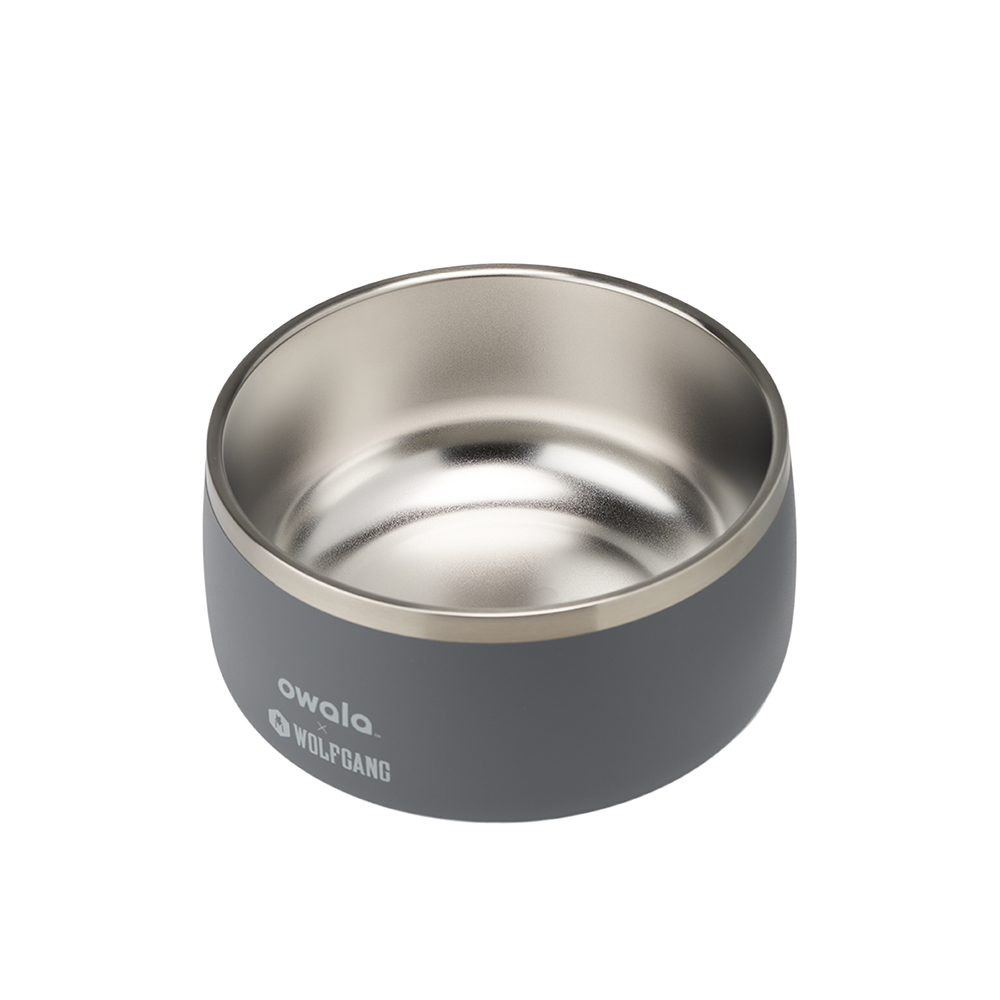 Grey Wolfgang Owala Stainless Steel 6 Cups Pet Bowl | JFEGWB-174