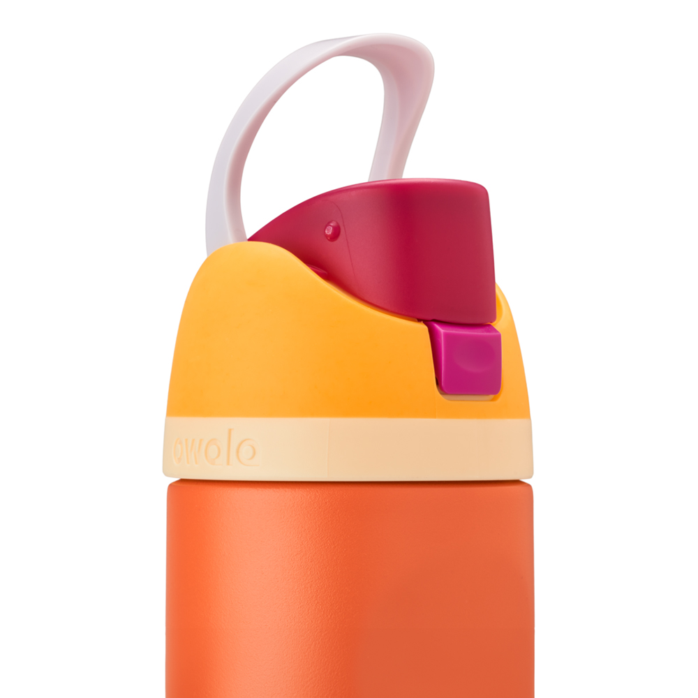 Orange Citrus Crush Owala Freesip® Stainless Steel 24 Oz Water Bottle | QDRUAL-820