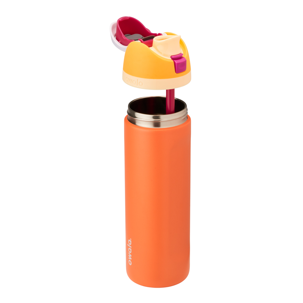 Orange Citrus Crush Owala Freesip® Stainless Steel 24 Oz Water Bottle | QDRUAL-820