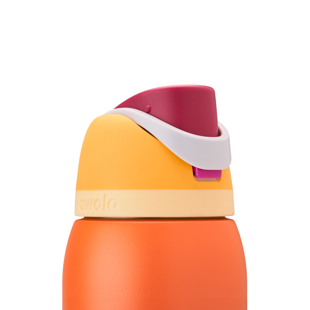 Orange Citrus Crush Owala Freesip® Stainless Steel 32 Oz Water Bottle | KUQNOE-214