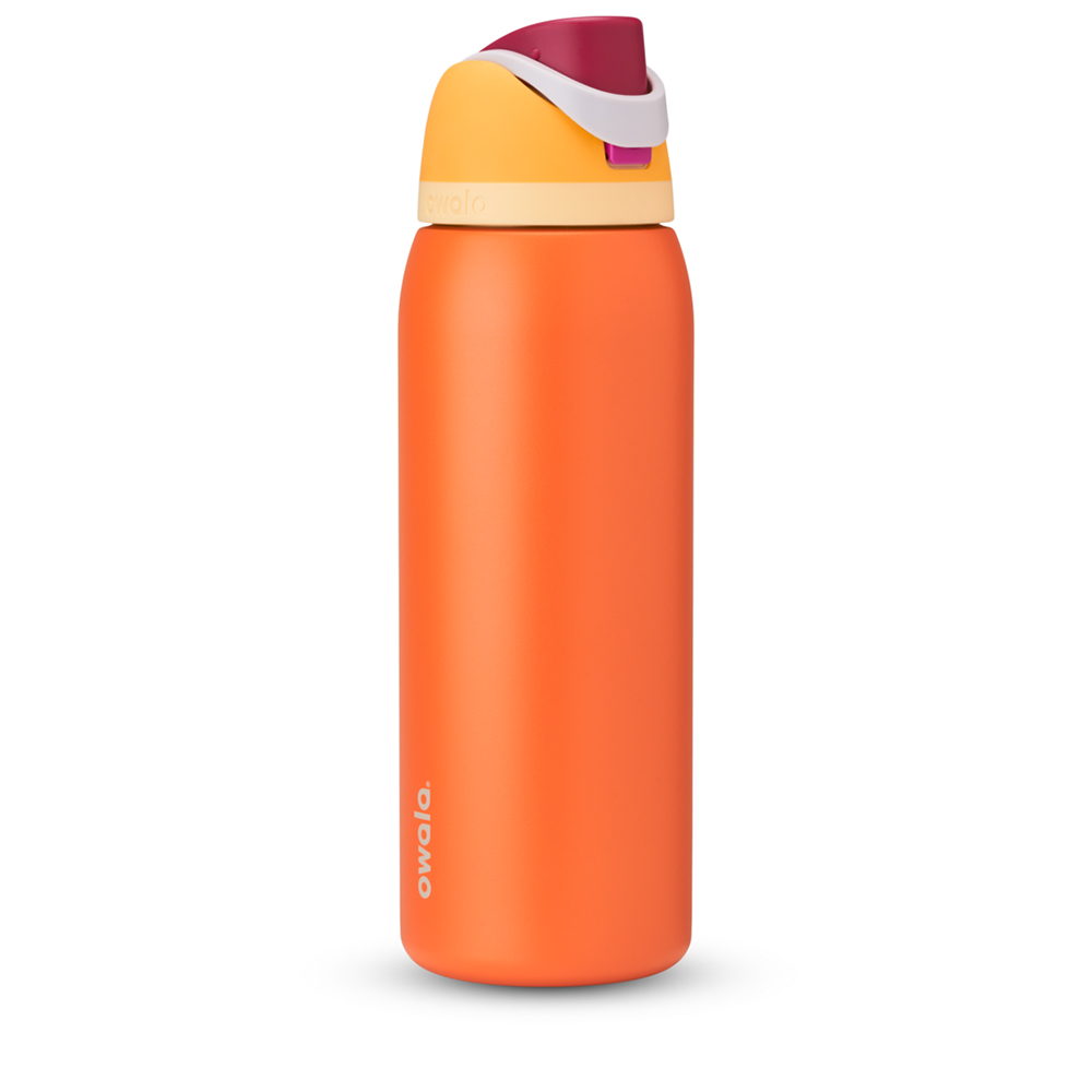 Orange Citrus Crush Owala Freesip® Stainless Steel 40 Oz Water Bottle | JFOGCX-849