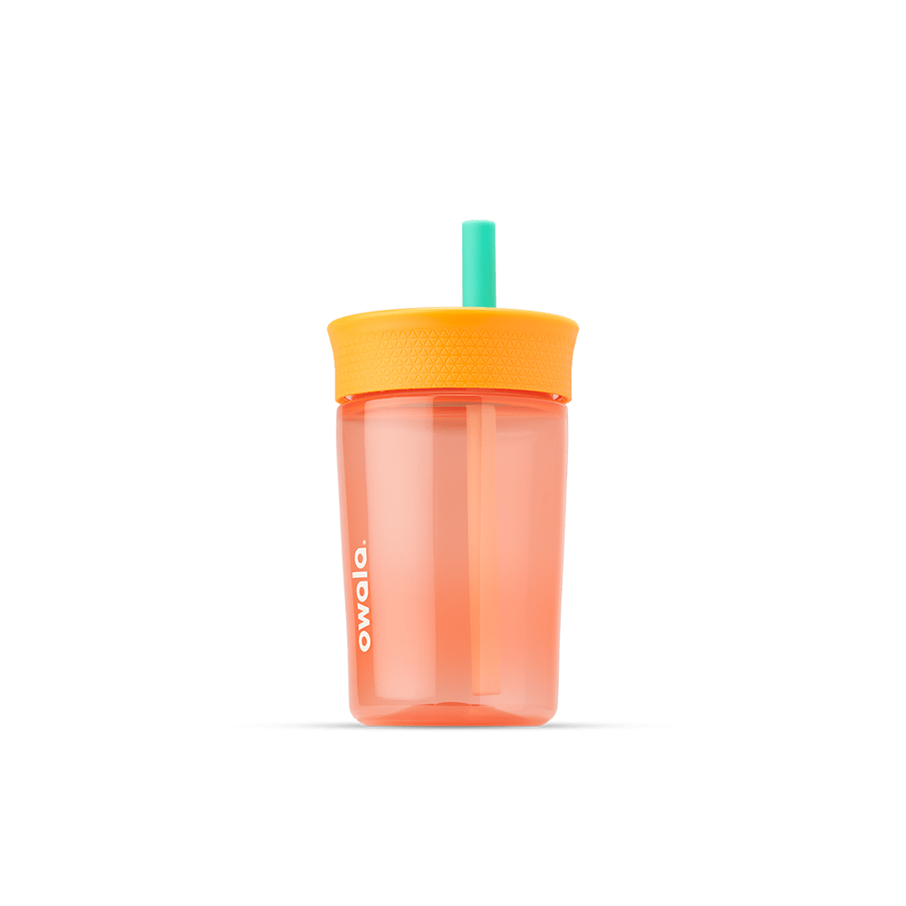 Orange Just Peachy Owala Tumbler Plastic 15 Oz Kids\' | CSPUZD-912