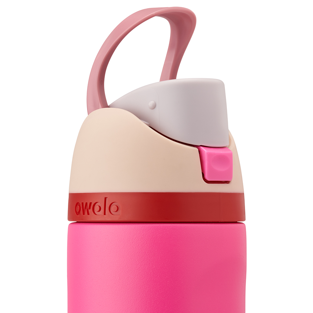 Pink Can You See Me? Owala Freesip® Stainless Steel 24 Oz Water Bottle | ZBQPRU-259