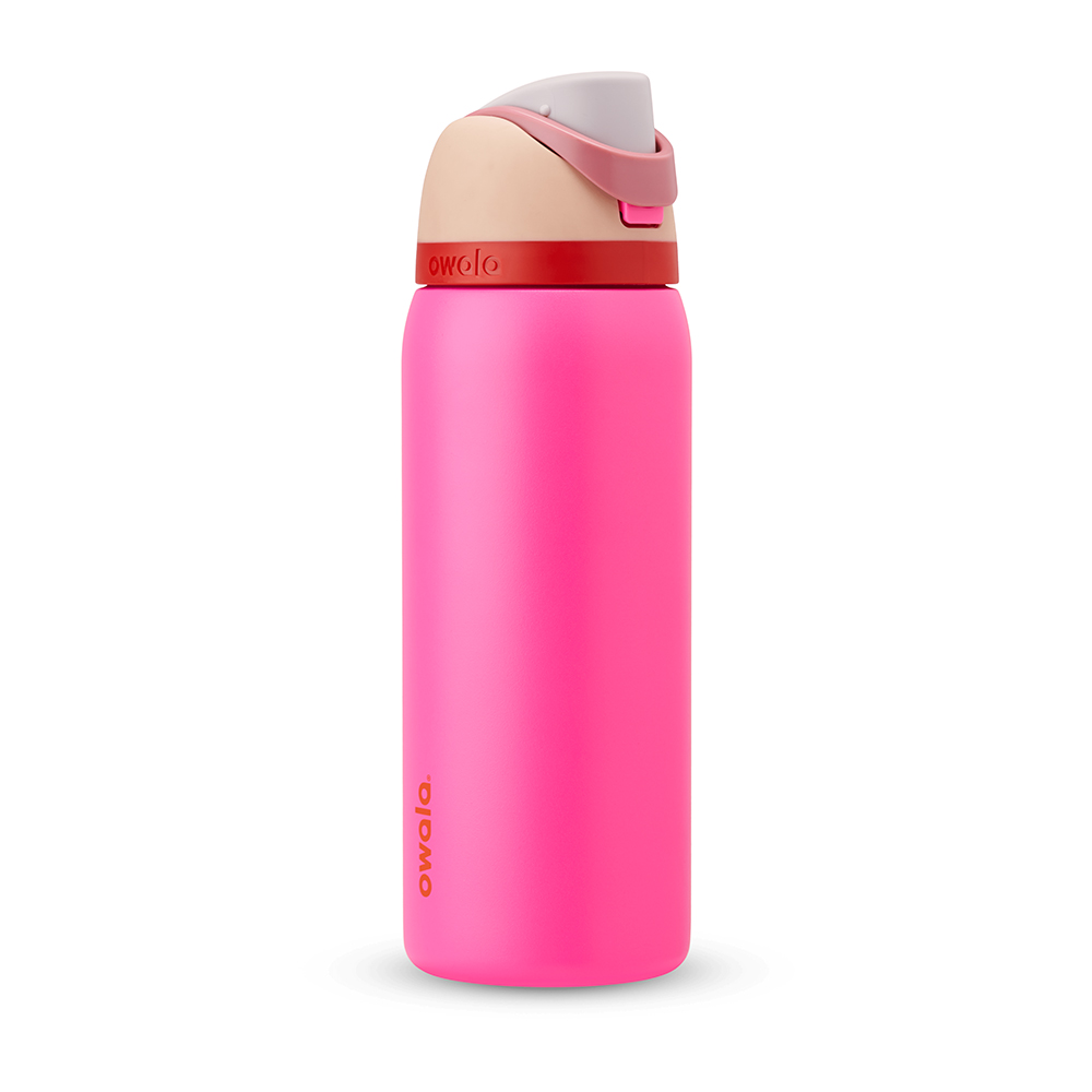 Pink Can You See Me? Owala Freesip® Stainless Steel 32 Oz Water Bottle | ZDVIXP-754