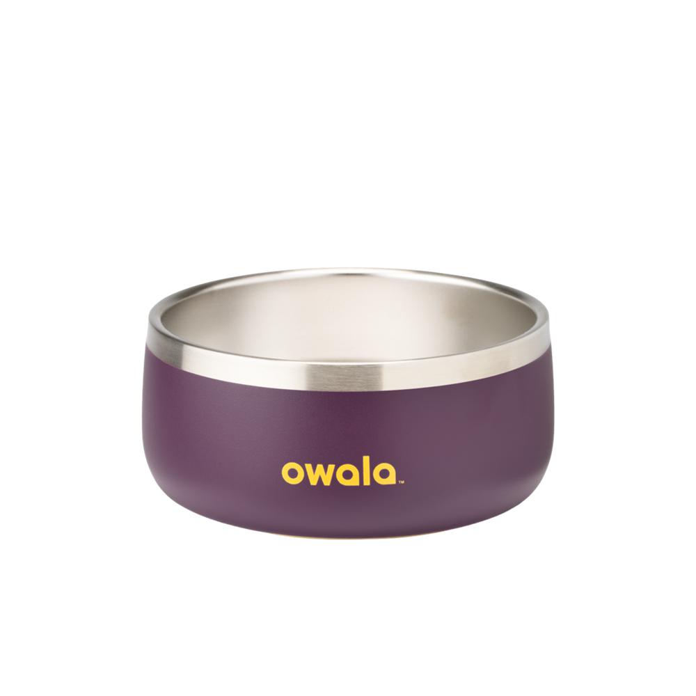 Purple Grapeful Fur You Owala Stainless Steel 3 Cups Pet Bowl | TYQMFD-497