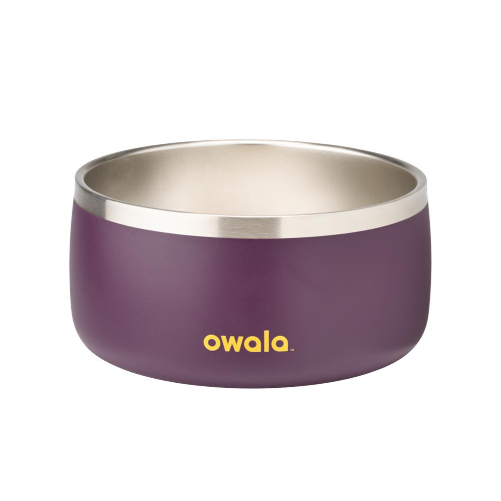 Purple Grapeful Fur You Owala Stainless Steel 6 Cups Pet Bowl | XJKIQA-735