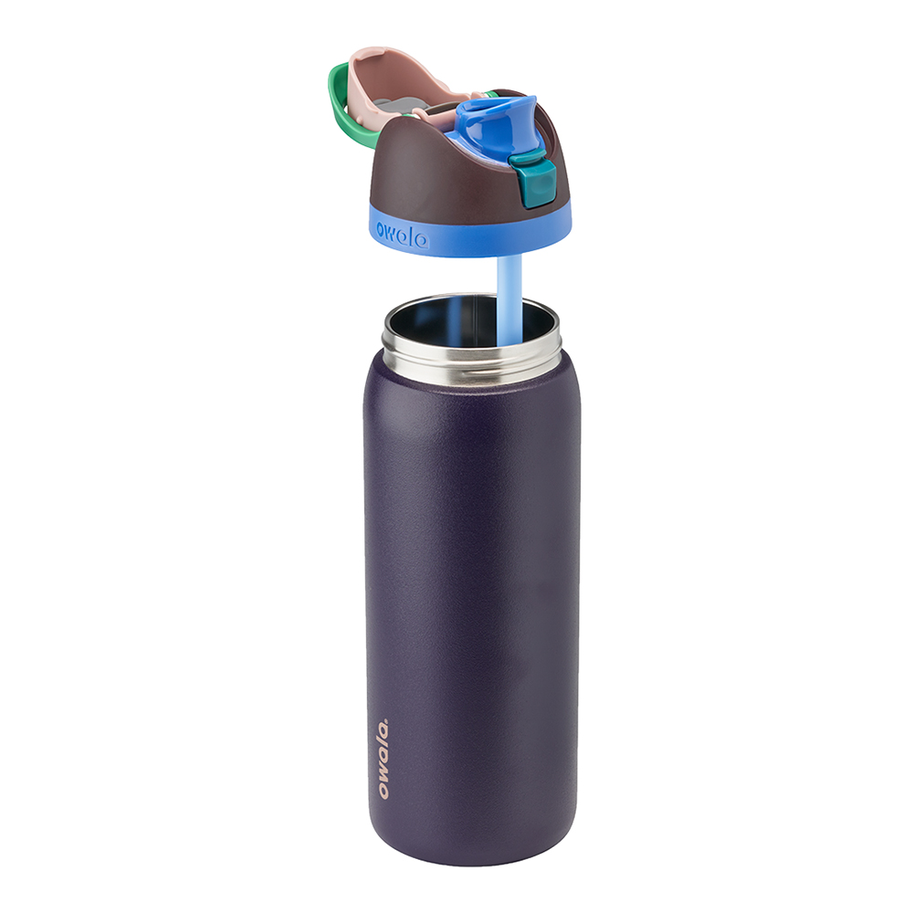 Purple Night Safari Owala Freesip® Stainless Steel 32 Oz Water Bottle | WQGXPD-523