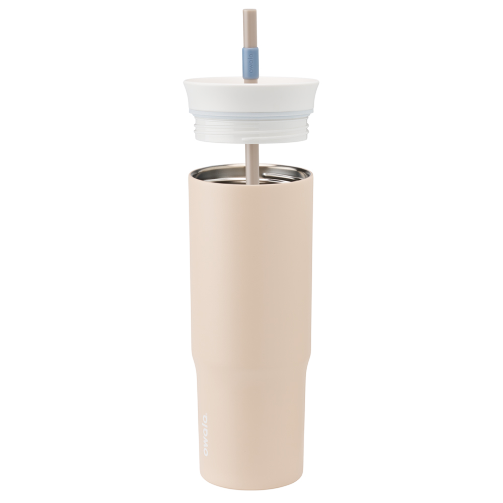 Tan Dune Drifter Owala Stainless Steel 24 Oz Tumbler | EBYDWF-860