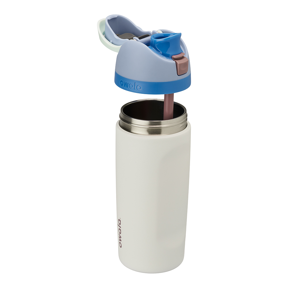 White Snow Dragon Owala Freesip® Ages 3+ Stainless Steel 16 Oz Water Bottle Kids' | WOHAVY-964