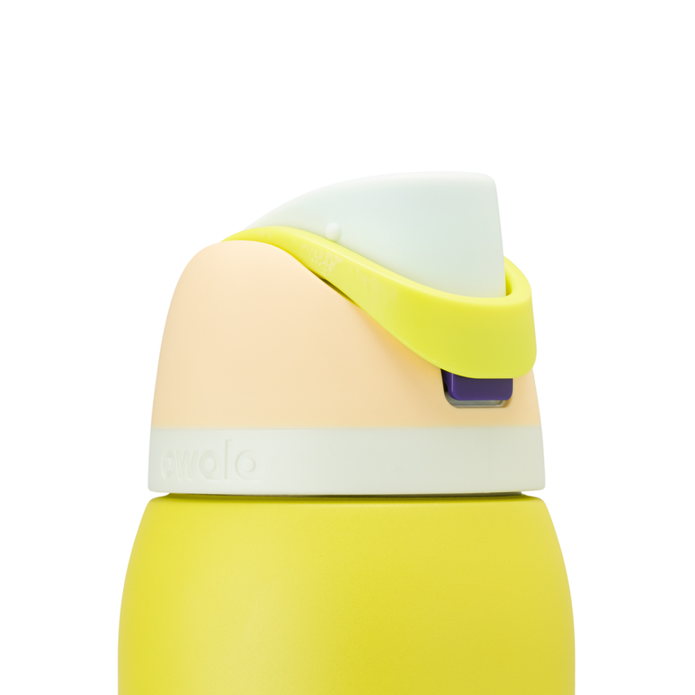 Yellow Lemon Limeade Owala Freesip® Stainless Steel 40 Oz Water Bottle | LNRIBO-902