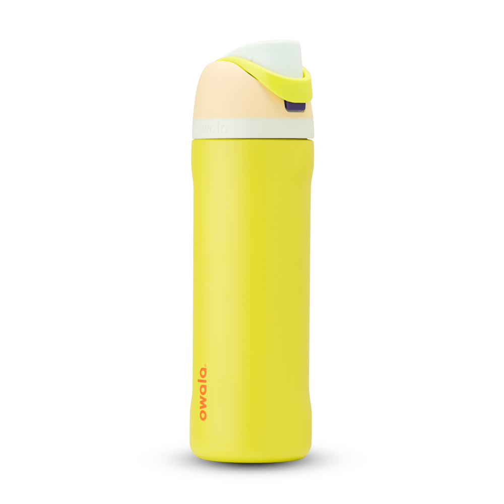 Yellow Lemon Limeade Owala Freesip® Stainless Steel 24 Oz Water Bottle | BZFWCX-162