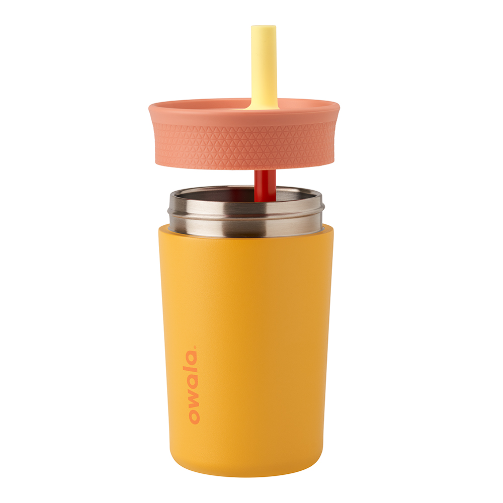 Yellow Picnic Owala Tumbler Stainless Steel 12 Oz Kids' | OMDQIN-640