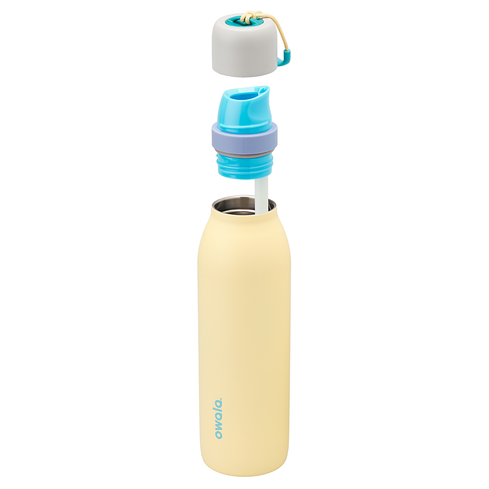 Yellow Sunny Daze Owala Freesip® Twist 18 Oz Water Bottle | RWGPIA-617